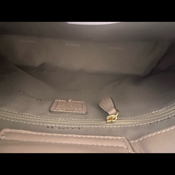 Coach pewter leather satchel - Picture 11 of 16